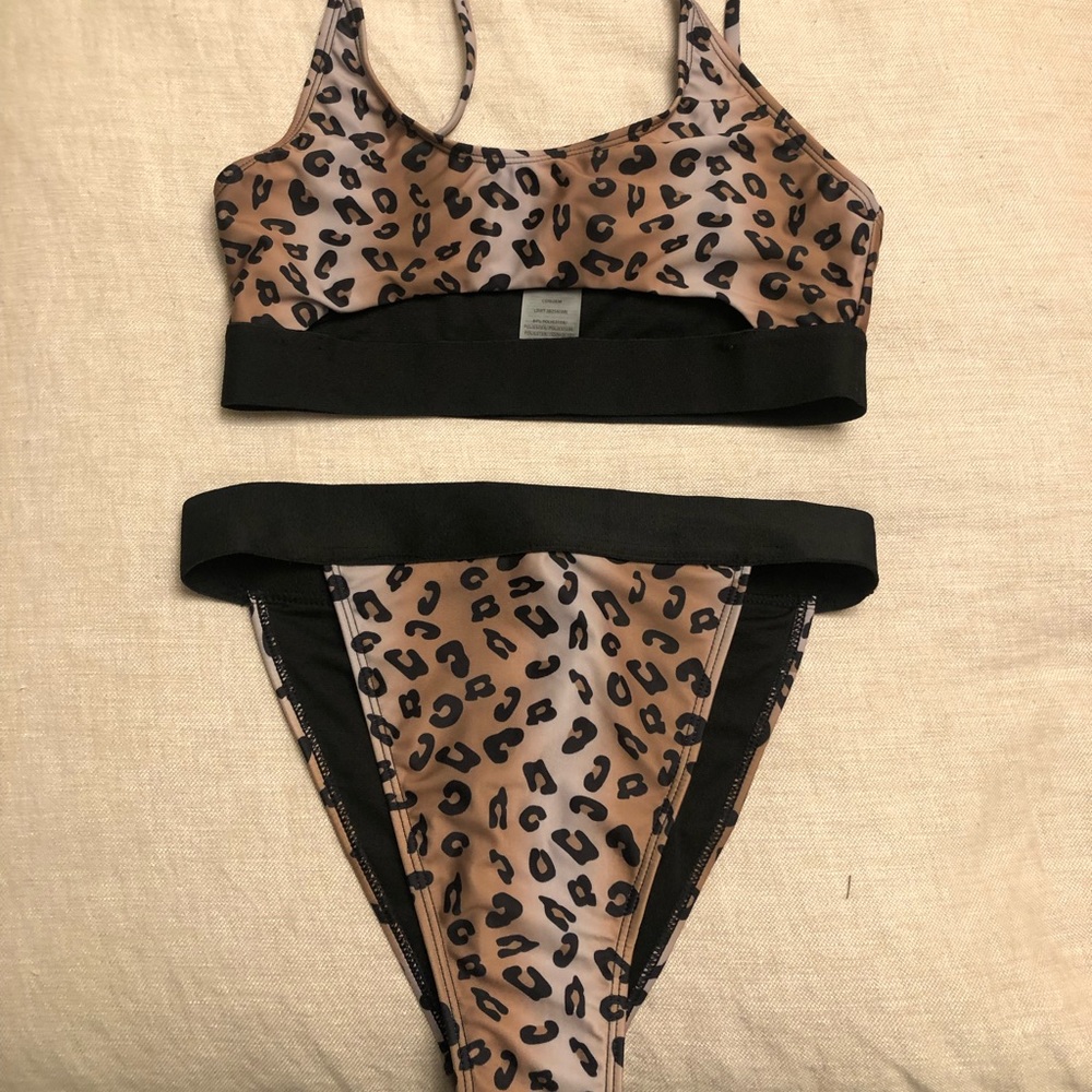 Cheetah Print Bikini Set